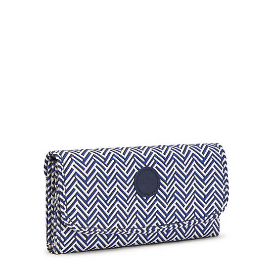 Torebki Kipling Money Land Printed Snap Wallet Szare | PL 1932HA